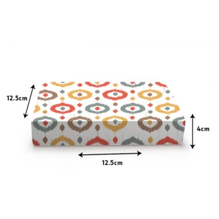 Multicolour Ikat print