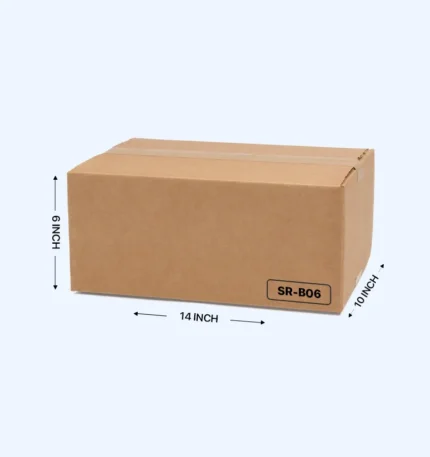 Buy Corrugated Boxes, 14X10X6 Inches - Pack Of 25