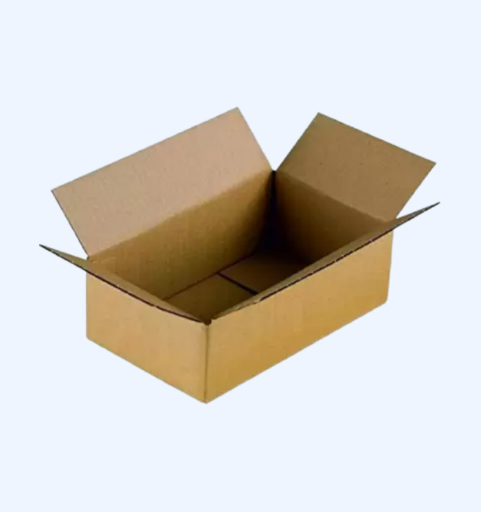 7in x 4in x 2in 3 Ply Brown Corrugated Box