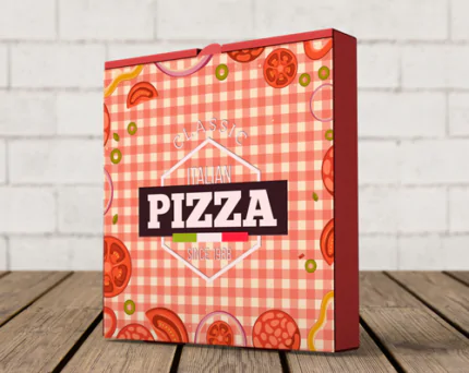 9 Inch Printed Corrugated Pizza Box