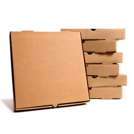 6 Inch Brown Corrugated Pizza Box