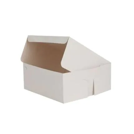 Cake Box | Pastry White Back Box