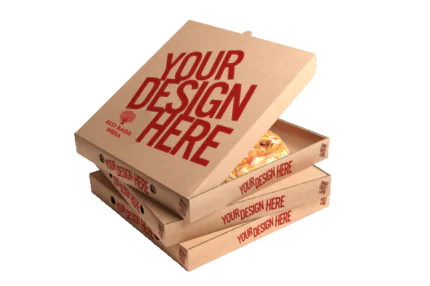 12 Inch Brown Paper Corrugated Pizza Box